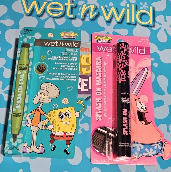 Wet N Wild X Spongebob Eyliner And Mascara Set - Picture 1 of 1
